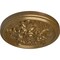 Ekena Millwork Katheryn Ceiling Medallion (Fits Canopies up to 2 1/8"), Hand-Painted Pale Gold, 14 1/2"OD x 2 3/4"P CM14KTPAS - alternate 2